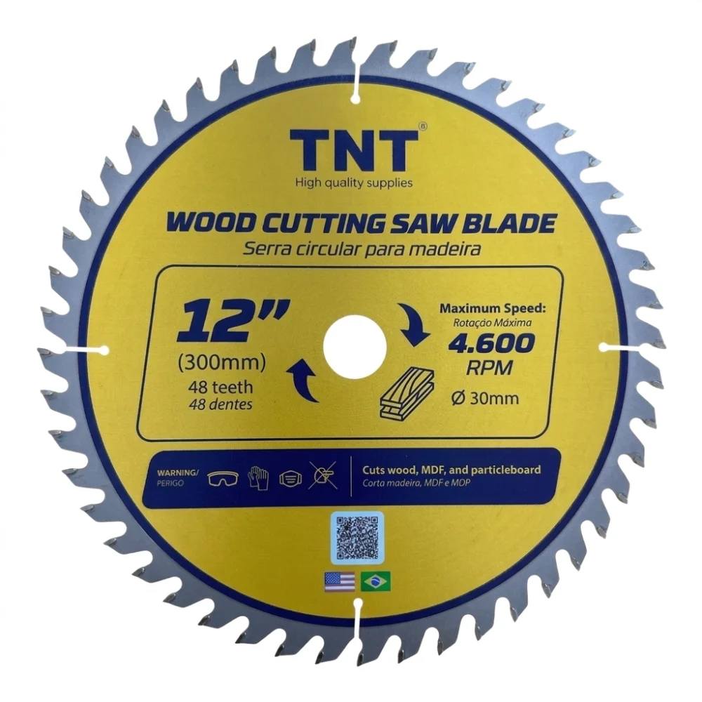 Lamina Serra Circ Yellow Tnt 300 X 30 X 048 D 12