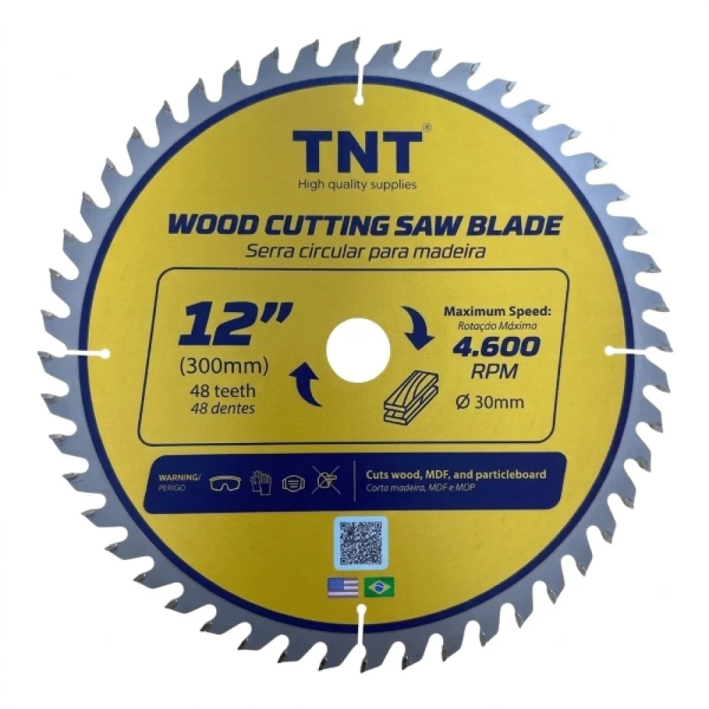 Lamina Serra Circ Yellow Tnt 300 X 30 X 048 D 12