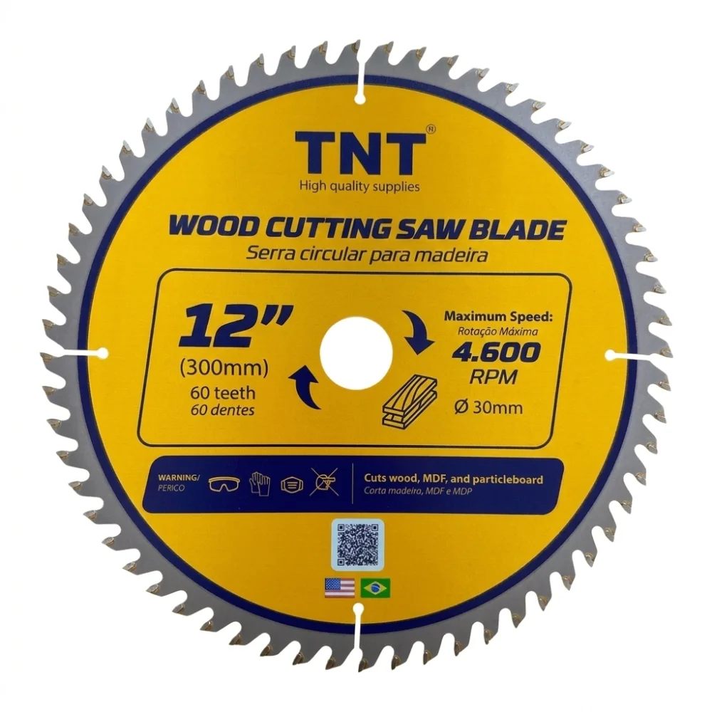 Lamina Serra Circ Yellow Tnt 300 X 30 X 060 D 12