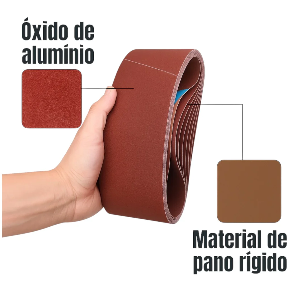 Lixa Cinta 0500 X 100 MM Grão 80