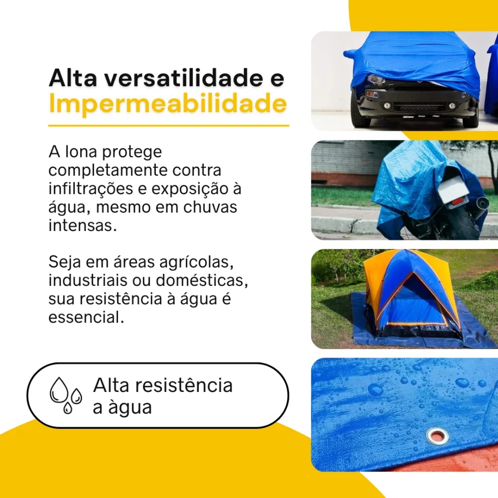 Lona Pronta Tnt Azul 02X02M