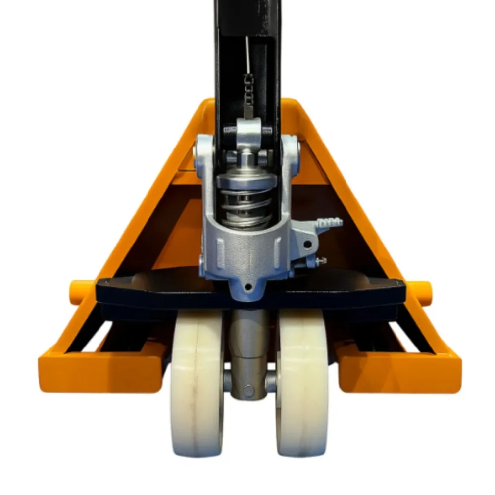 Paleteira Manual 2 Toneladas Garfo 1200Mm X 550Mm Aço Carbono Reforçado Tnt com Roda Dupla de Nylon
