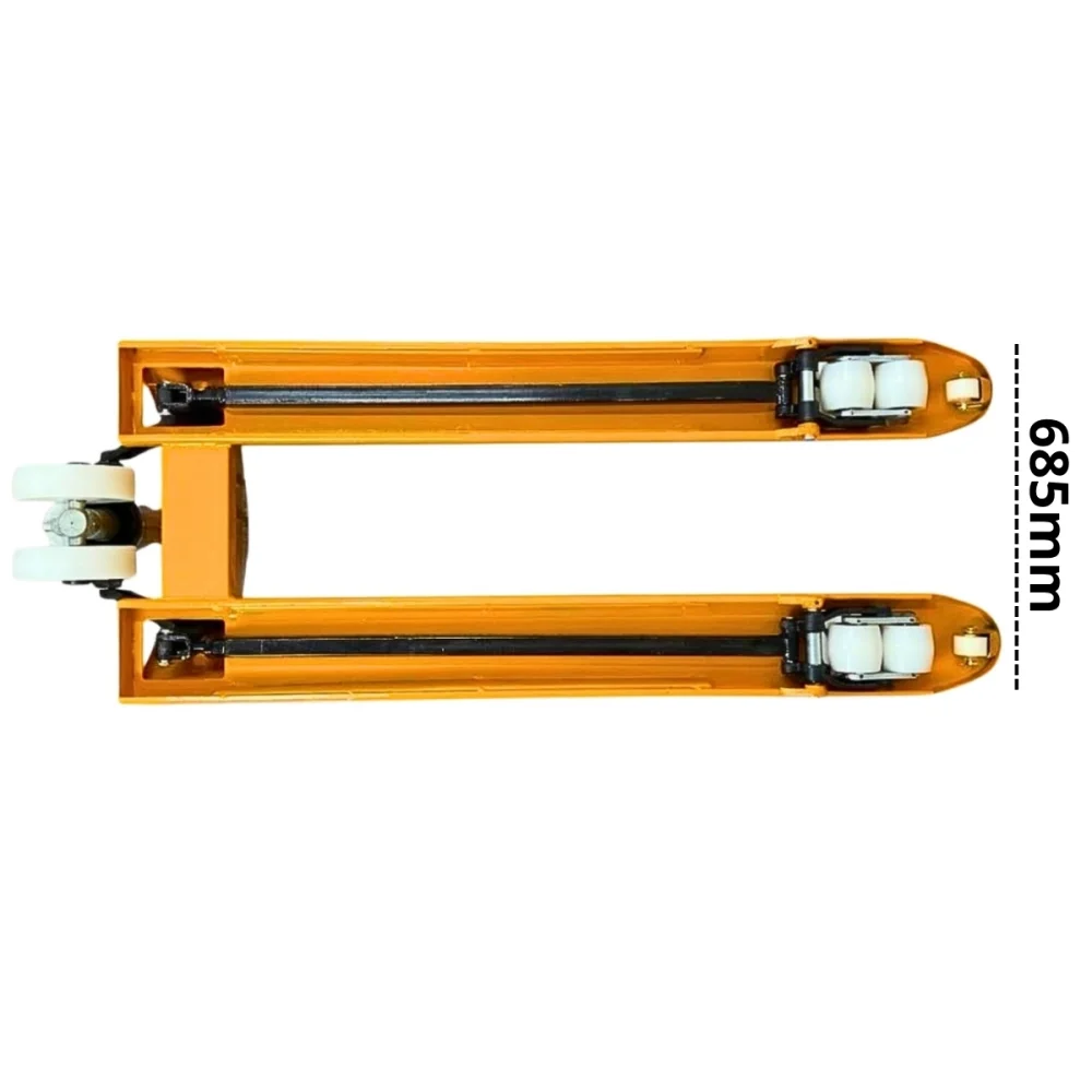 Paleteira Manual 3 Toneladas Garfo 1200Mm X 685Mm Aço Carbono Reforçado Tnt com Roda Dupla de Nylon