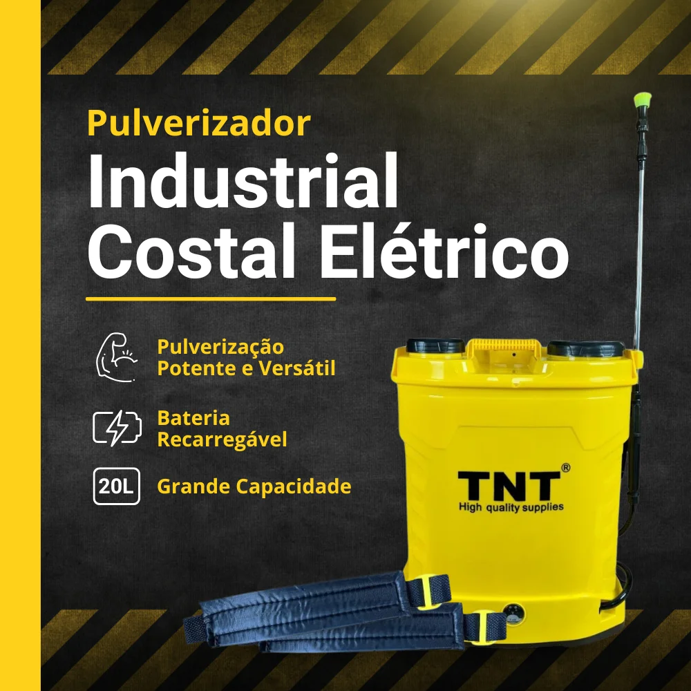 Pulverizador Costal 20L Eletrico Tnt