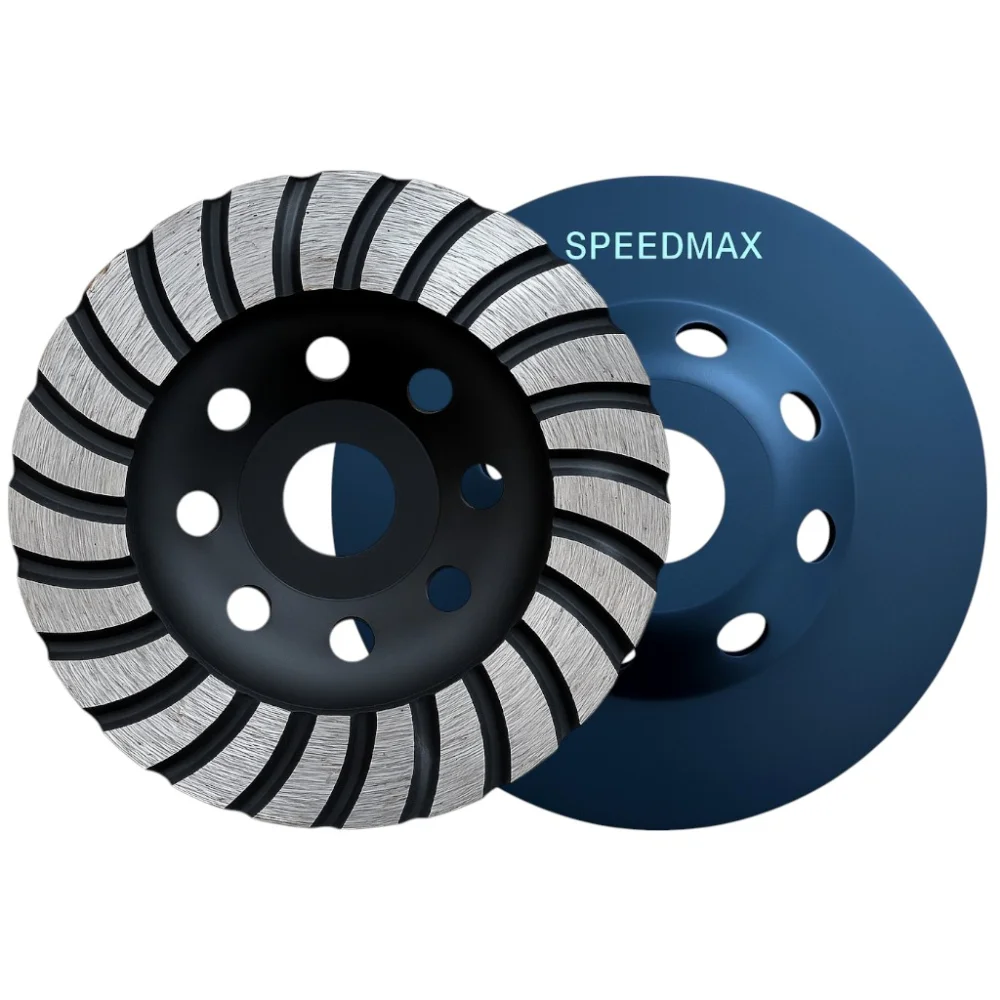 Rebolo Prato Diamantado Speedmax 115Mm Turbo Furo 7/8"