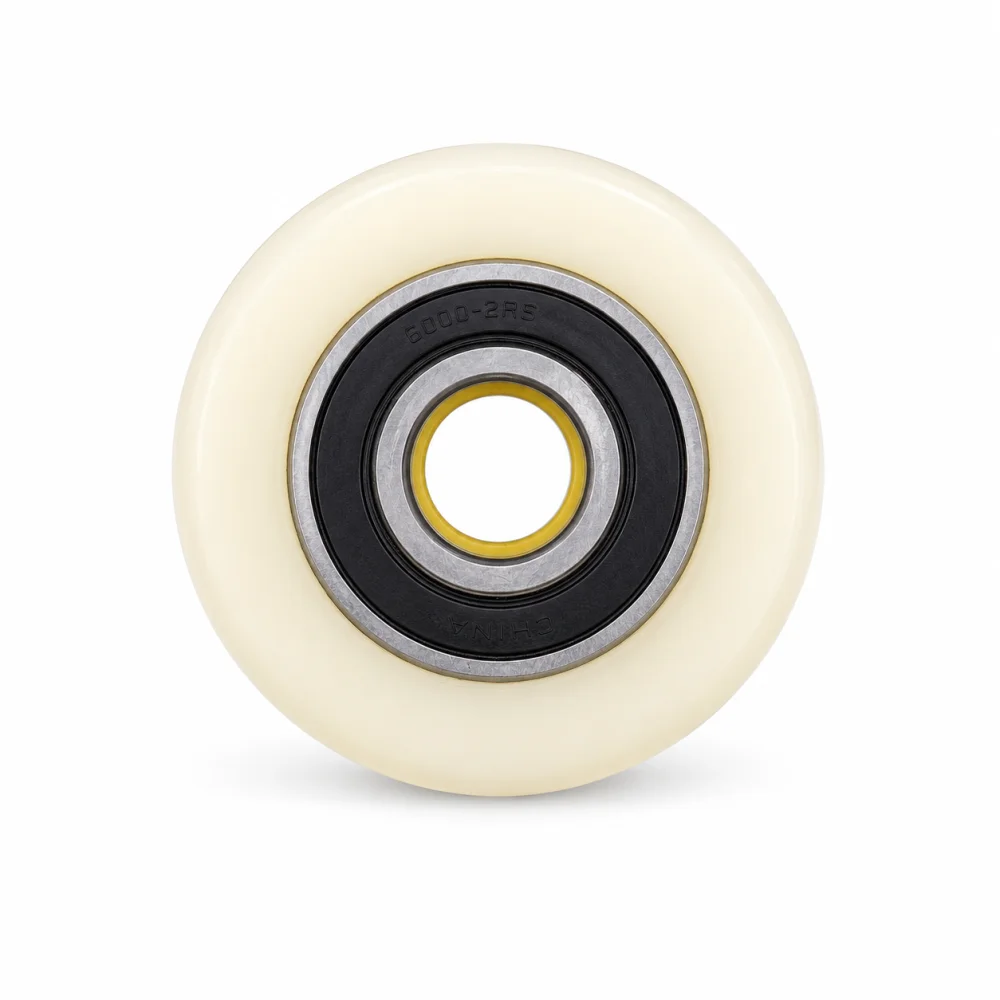 Roda Dianteira 78Mm Nylon com Rolamentos para Paleteira Manual Tnt - Reposição