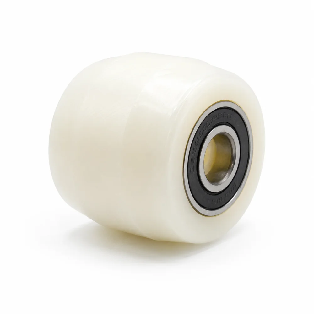 Roda Dianteira 78Mm Nylon com Rolamentos para Paleteira Manual Tnt - Reposição