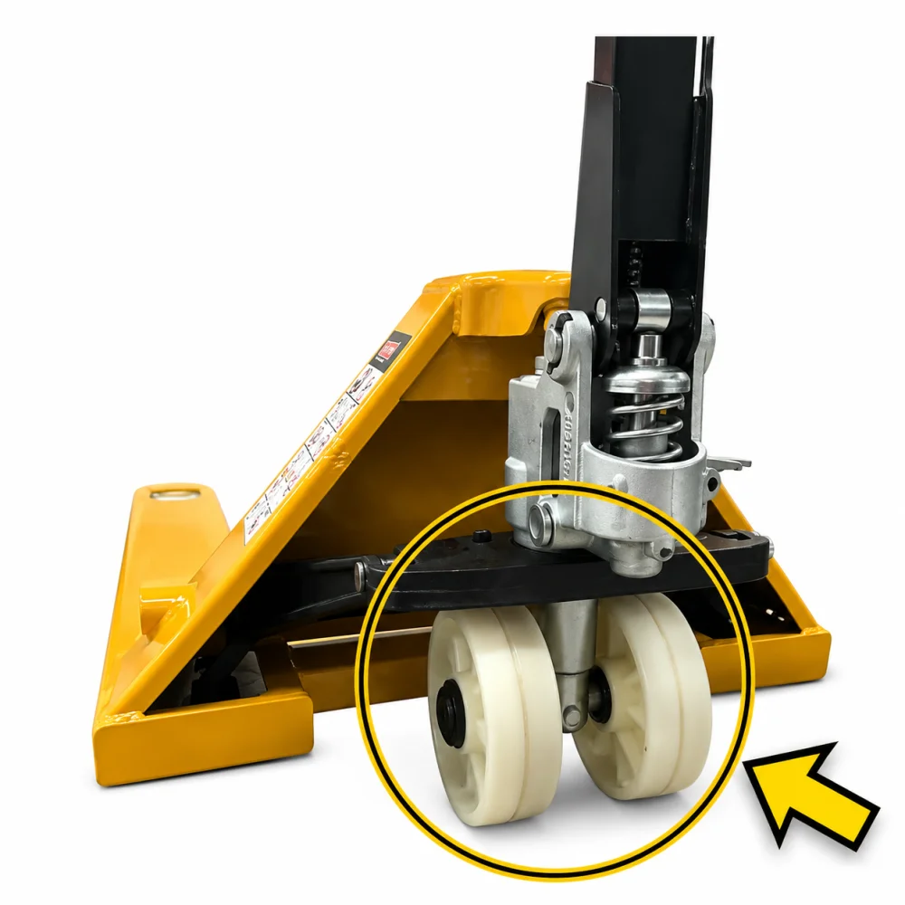 Roda Traseira 170Mm Nylon com Rolamentos para Paleteira Manual Tnt - Reposição