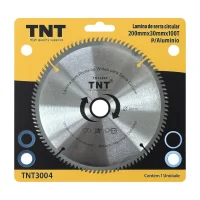 Lâmina Serra Circular Aluminio Tnt 200X30X100 Dentes (08") Lâmina Serra Circular Aluminio Tnt 200X30X100 Dentes (08")