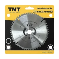 Lâmina Serra Circular Madeira Tnt 235X25.4X60 Dentes (9. 1/4") Lâmina Serra Circular Madeira Tnt 235X25.4X60 Dentes (9. 1/4")