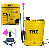 Pulverizador Costal 20L Híbrido Manual e Elétrico Bivolt Spd0020E Tnt Pulverizador Costal 20L Híbrido Manual e Elétrico Bivolt Spd0020E Tnt