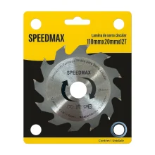 Lâmina Serra Circular Madeira Speedmax 110X20X12 Dentes 4. 3/8