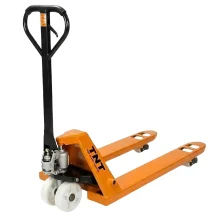 Paleteira Manual 3 Toneladas Garfo 1200mm x 550mm Aço Carbono Reforçado TNT com Roda Dupla de Nylon