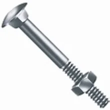 Parafuso.frances.zincado 5/16X2.1/2 Imp