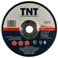 Disco Desbaste Tnt 180 X 6,0 X 22,0 (7")