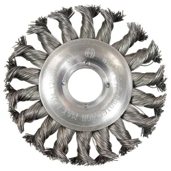 Escova de Aco Circ.trançada 115Mm Tnt Furo 7/8