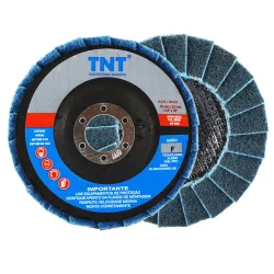 Flap Disc 4.1/2 Manta Abrasiva Bear Tex Fina Verde
