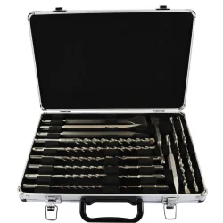 Jogo Brocas e Talhadeiras Sds Maleta Alm 17Pçs Tnt