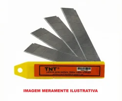 Lamina P / Estilete Larga 18 MM Tnt Caixa / 10 Pçs