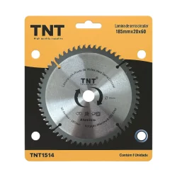 Lâmina Serra Circular Alumínio Tnt 185X20X60 Dentes 07