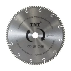 Lamina Serra Circ Mdf Mdp 300 X 30 X 96 D 12"