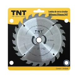 Lâmina Serra Circular Madeira Tnt 180X20X24 Dentes 7. 1/8