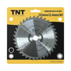 Lâmina Serra Circular Madeira Tnt 235X25.4X36 Dentes 9. 1/4