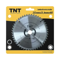 Lâmina Serra Circular Madeira Tnt 235X25.4X48 Dentes 9. 1/4