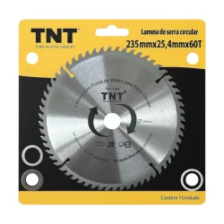 Lâmina Serra Circular Madeira Tnt 235X25.4X60 Dentes 9. 1/4