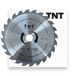 Lâmina Serra Circular Madeira Tnt 250X30X24 Dentes 10