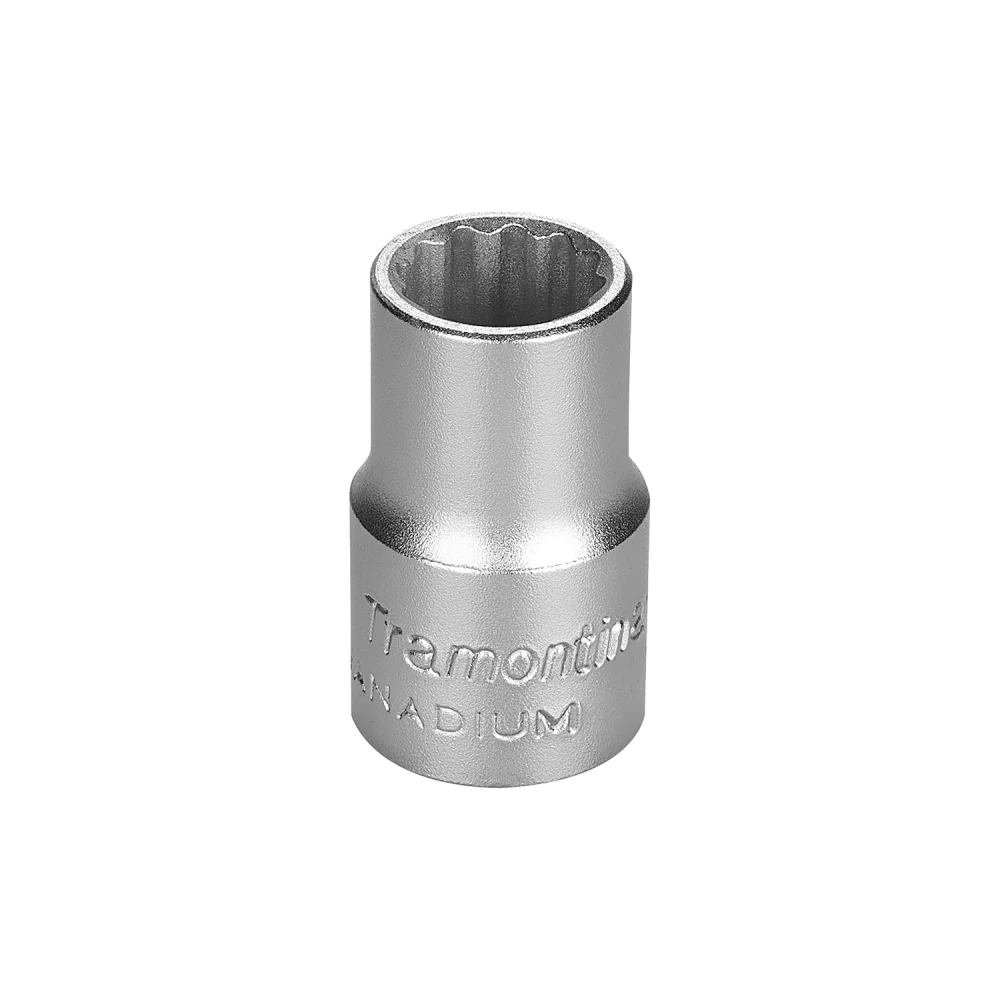 Soquete Estriado 16 mm Encaixe 1/2"- Tramontina Pro