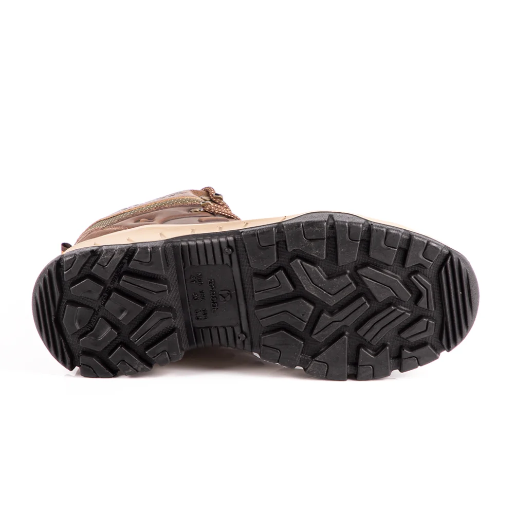 Botina de Segurança com Bico de PVC Horizon MBDG Marrom Nº 39 - Bracol