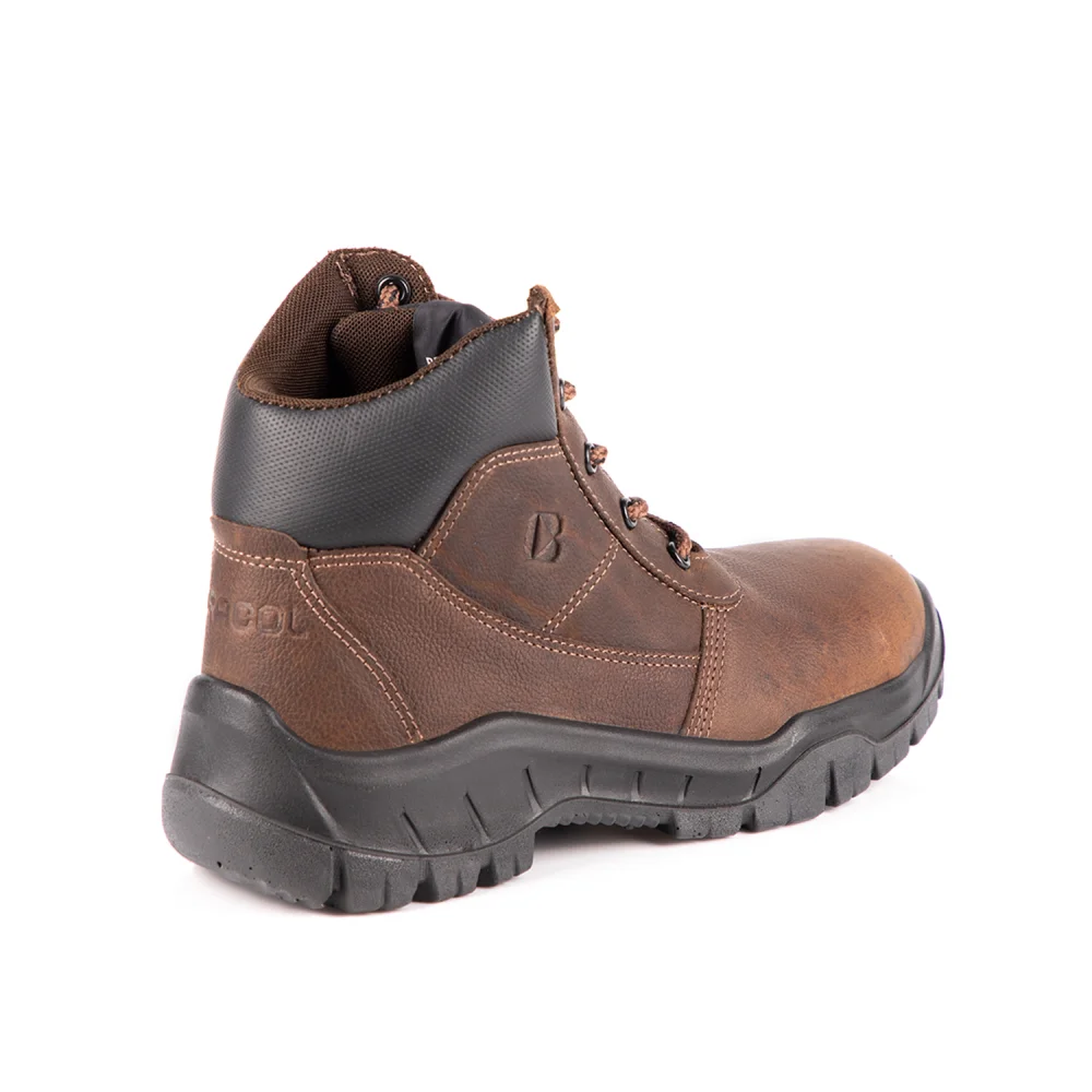 Botina de Segurança com Bico de PVC Horizon WVBG Marrom Nº 40 - Bracol