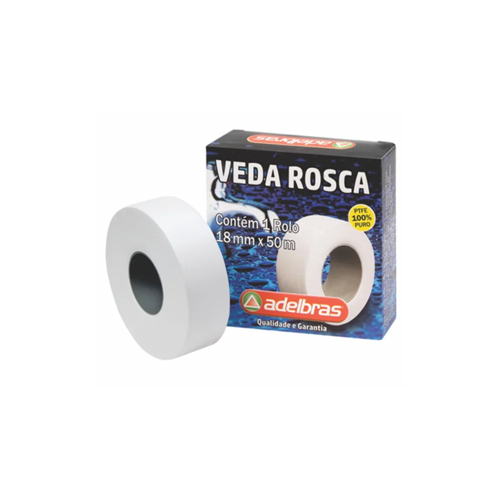 Fita Veda Rosca 18 mm x 50 metros - Adelbras
