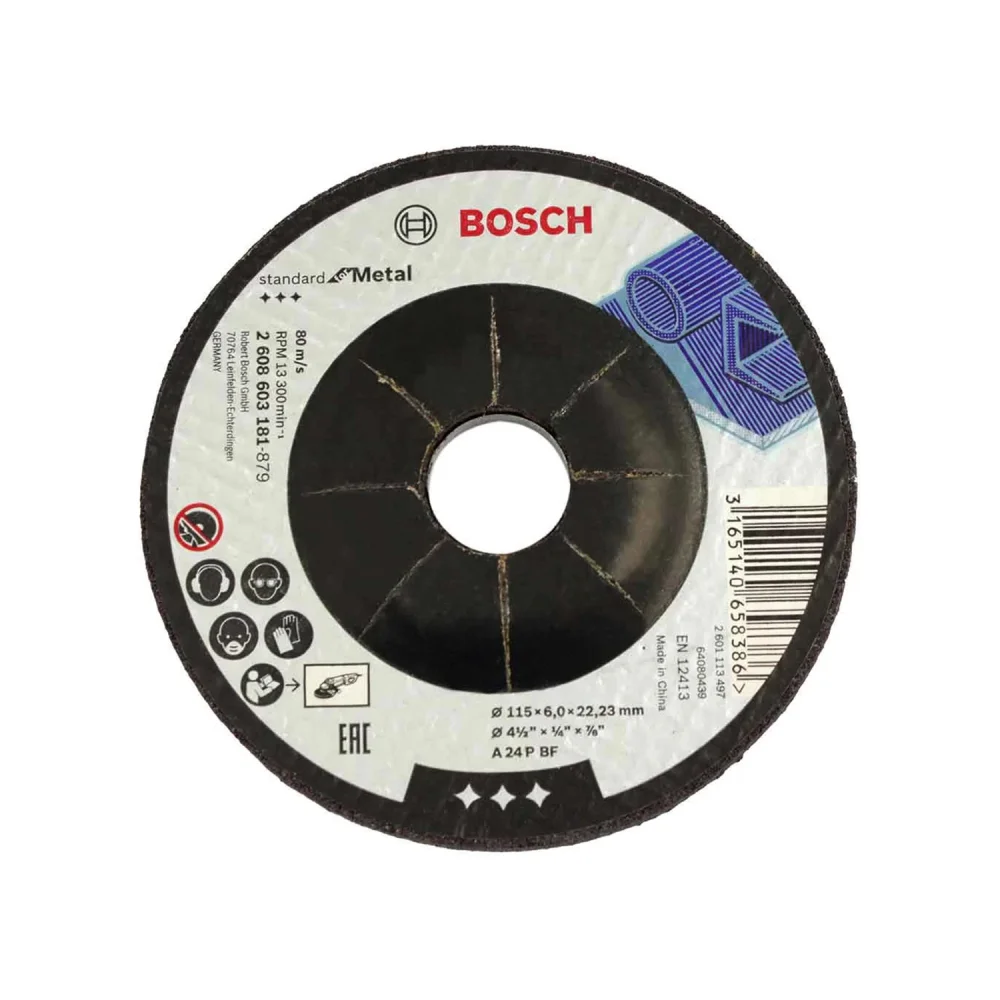 Disco de Desbaste 4.1/2" x 1/4" x 7/8" - Bosch