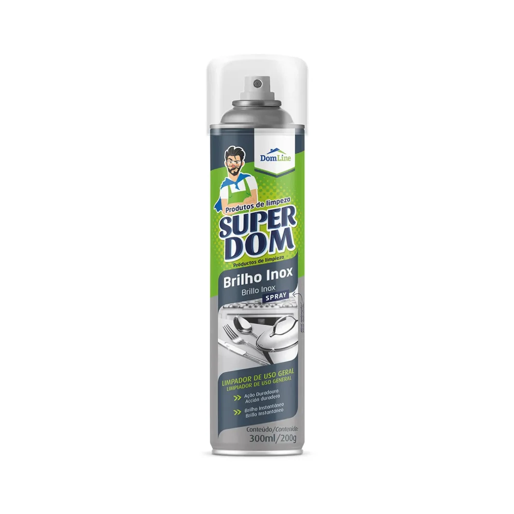 Abrilhantador Inox Spray 300 ml - Domline