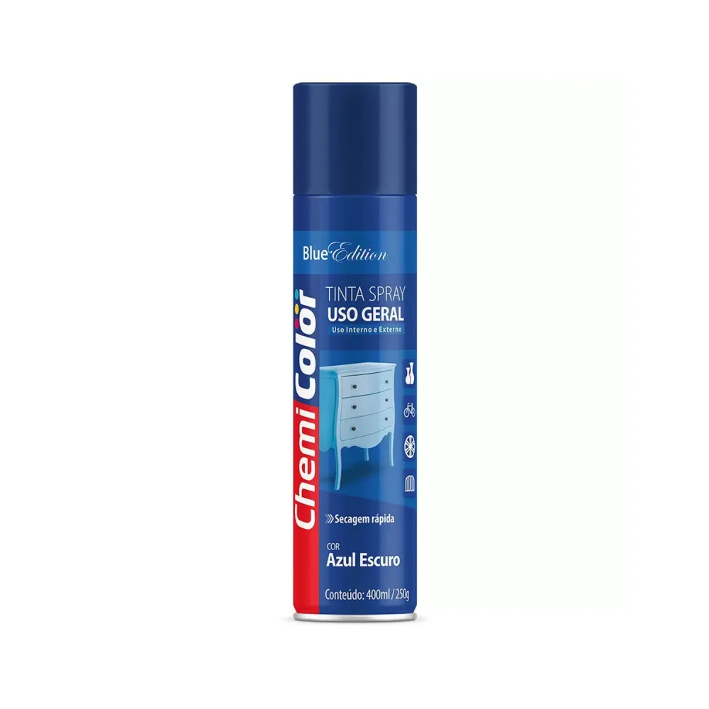 Tinta Spray Azul 400 ml - Chemicolor