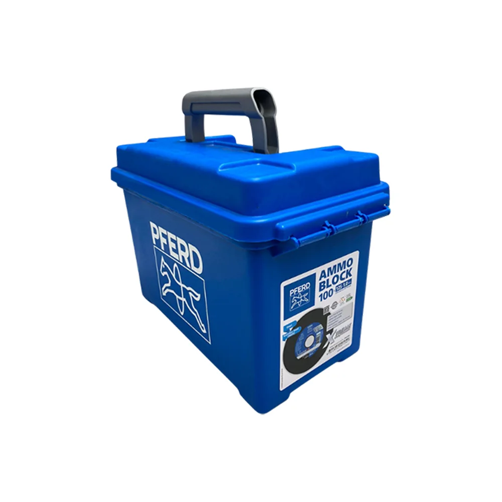 Combo Block 100pç Disco Corte 4.1/2 com Jogo Soquetes 38pç e Maleta - Pferd