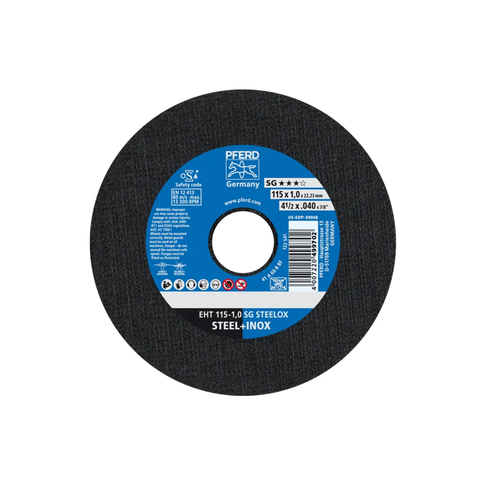 Combo Block 100pç Disco Corte 4.1/2 com Jogo Soquetes 38pç e Maleta - Pferd