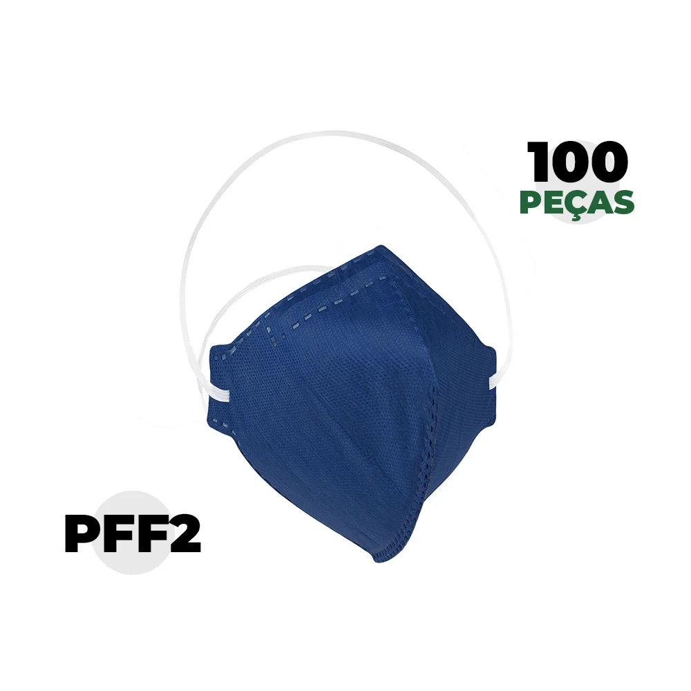Respiradores Descartáveis PFF2 sem Válvula 100 Peças - Delta Plus