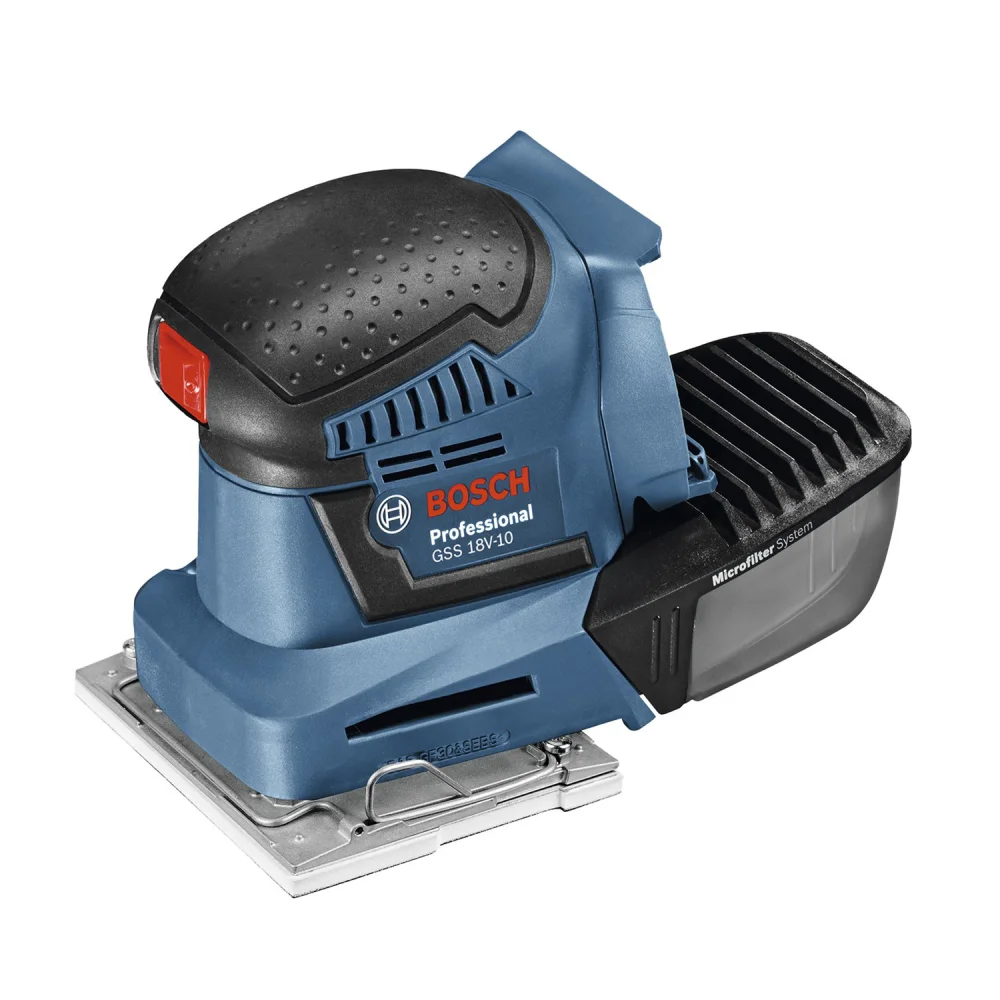Combo Lixadeira Orbital 18V GSS18-10 e Lixa de Ferro G80 225 mm x 275 mm - Bosch