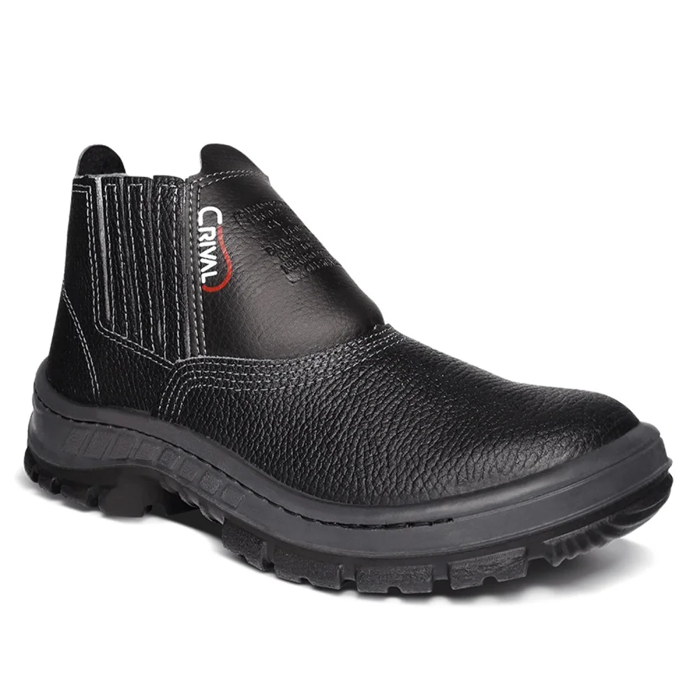 Botina de Segurança com Elástico sem Bico Solado Bidensidade Nº 45 - Crival