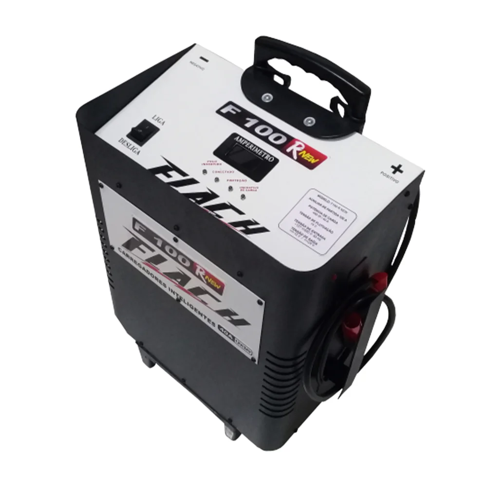 Carregador de Bateria 12/24V 40 Amperes Bivolt F100 RNEW - Flach