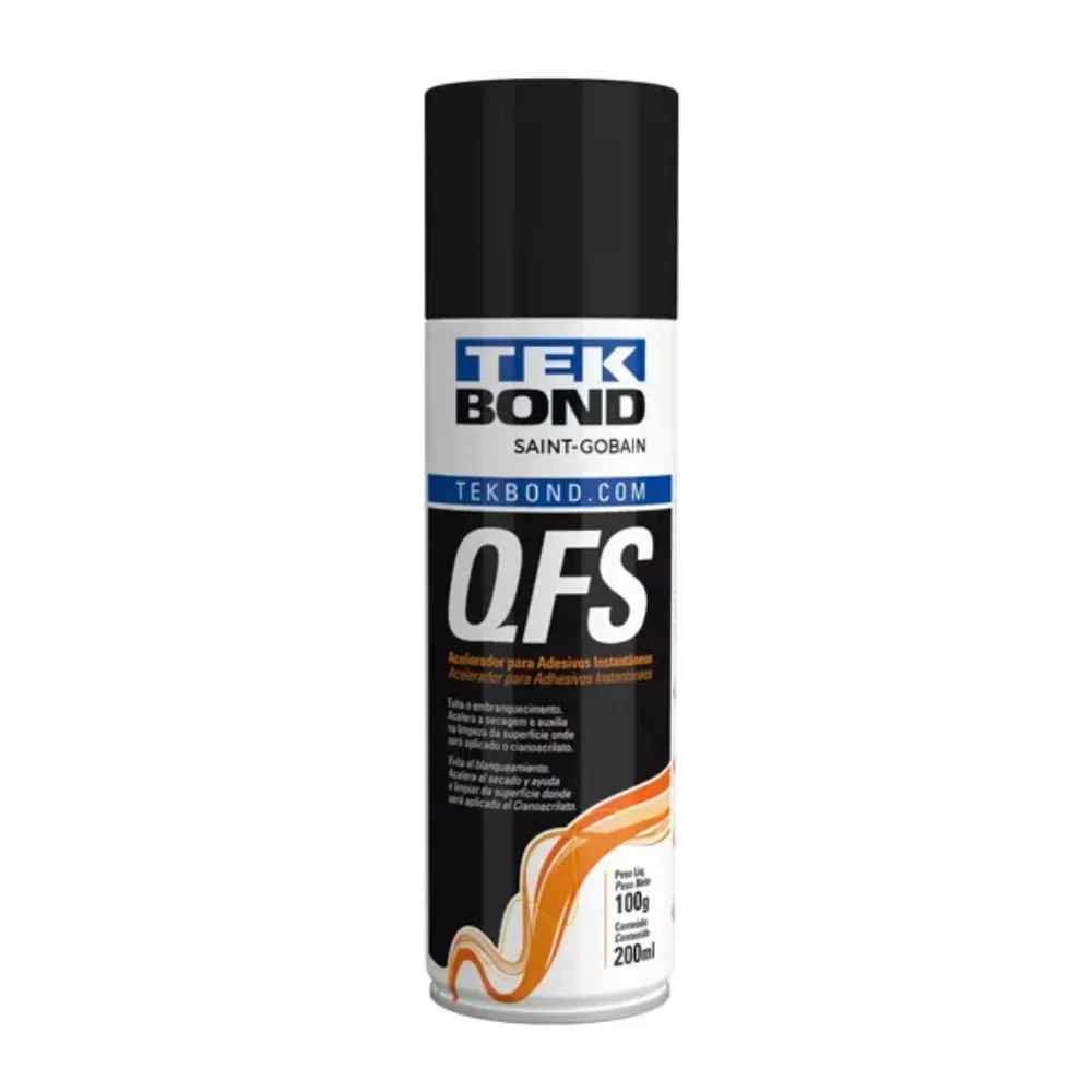 Acelerador QFS Aerossol 200ml - Tek Bond