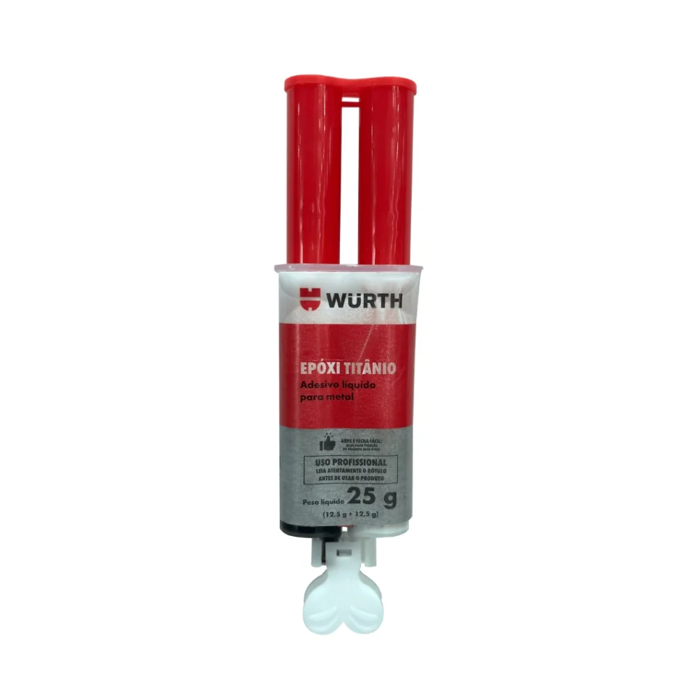 Adesivo Epóxi Titânio 25g - Wurth