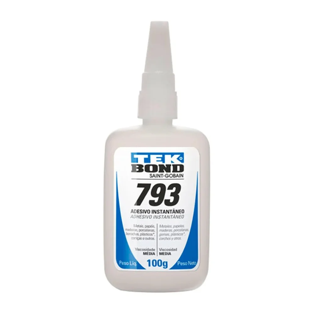 Adesivo Instantâneo Multiuso 793 com 100 gramas - Tek Bond