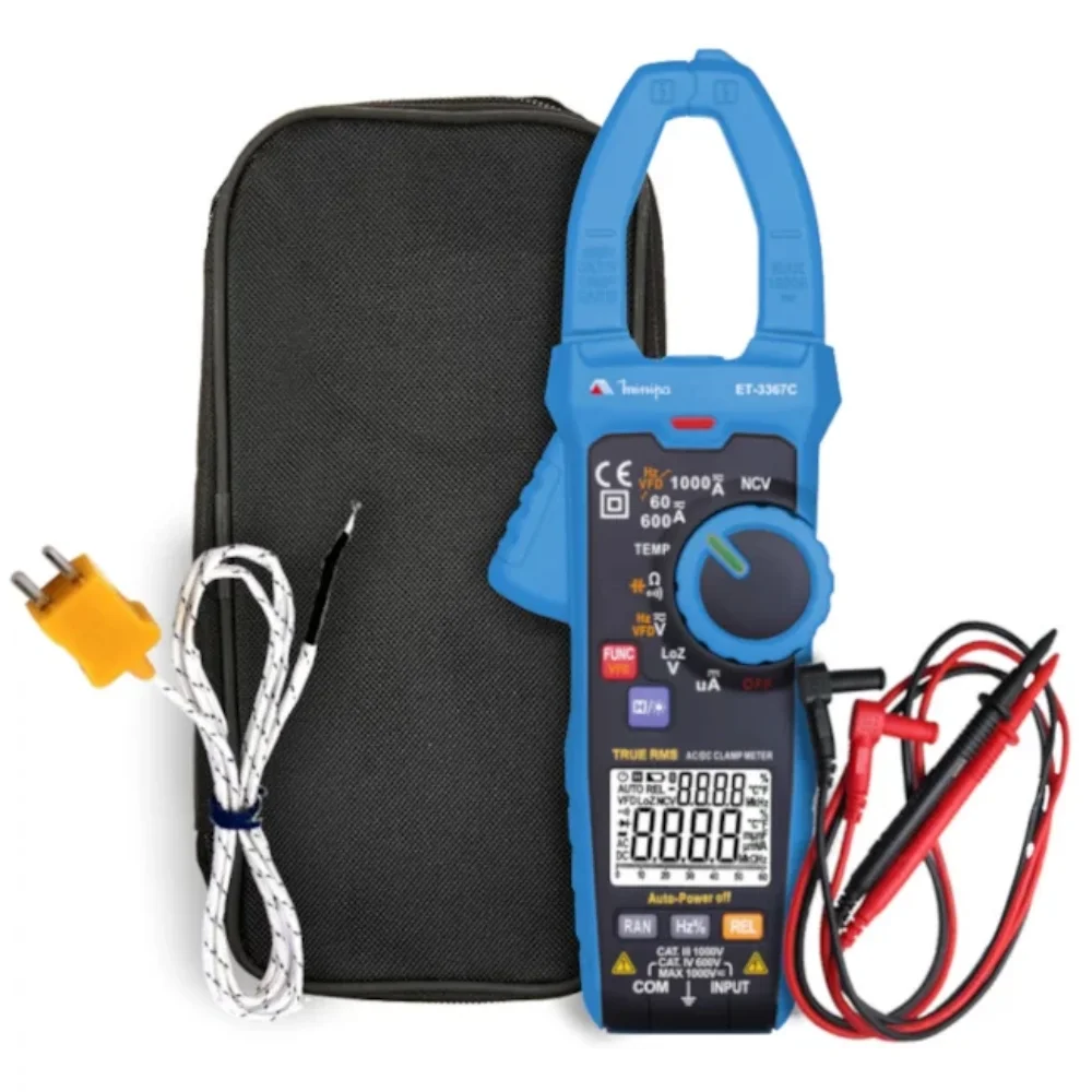 Alicate Amperímetro Digital ET-3367C - Minipa