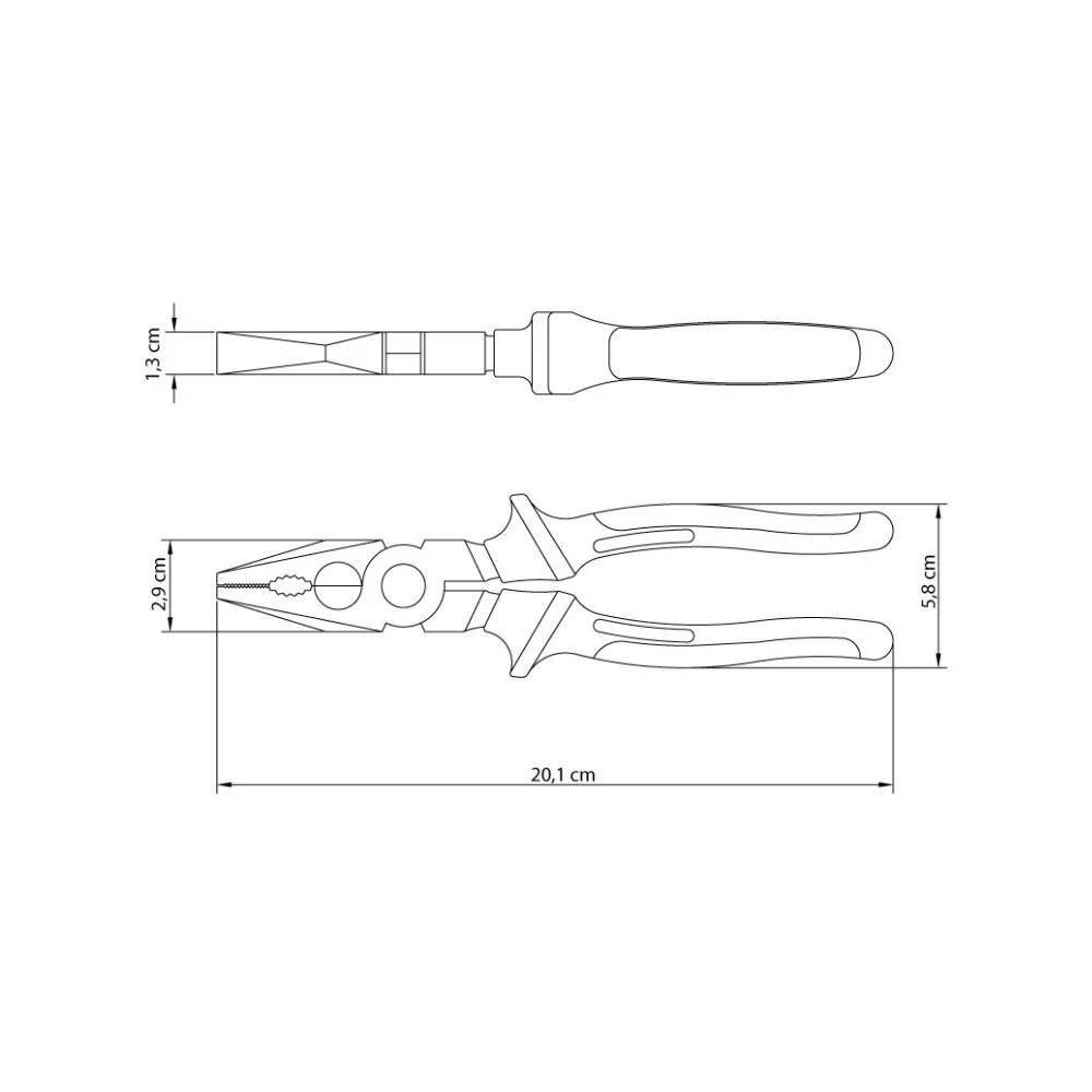Alicate Universal 8" Isolado - Tramontina