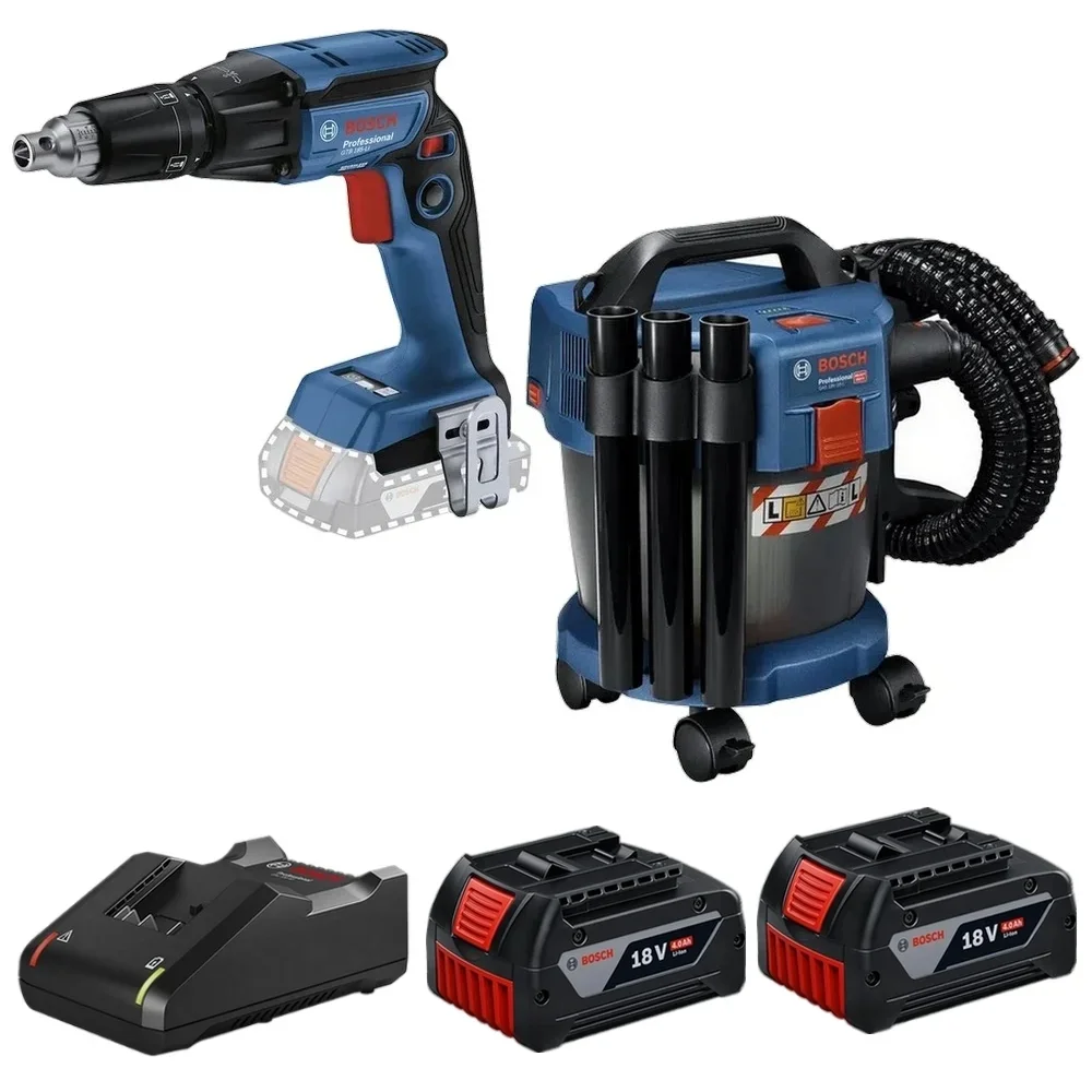 Aspirador GAS18 e Parafusadeira GTB185 2Bat 18V 4Ah - Bosch