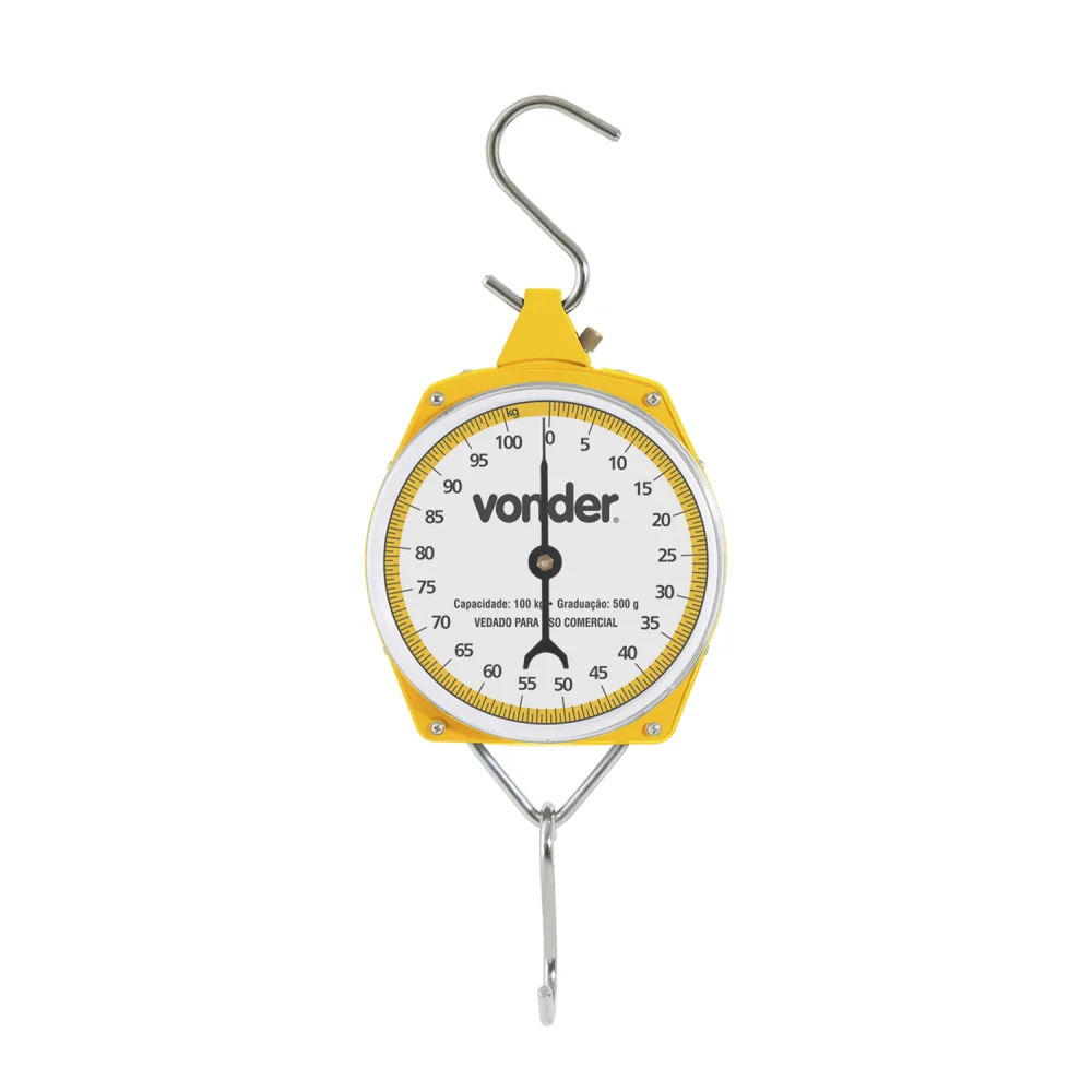 Balança Suspensa tipo Relógio 100 kg - Vonder